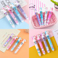Miniatyrbillede 4 af 5: /#/Multifarvede Retractable Kuglepenne - Enhjørning, 10 Farver 0,5mm /#/