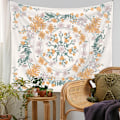 Miniatyrbillede 3 af 5: ##/150×200cm Boheme-Tapet - Gul Knust Blomst, Tapet##/