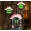 Miniatyrbilde 4 av 5: Brun dekorasjon for trestamme, alvenes hus, alver, feer,