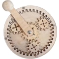 Miniatyrbilde 1 av 5: DIY Busy Board Deler Svinghjul Tidlig Utdannende Treleker for