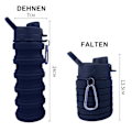 Pikkukuva 2 / 6: ##/Taitettava juomapullo, vuotamaton urheilupullo, terveellinen##/
