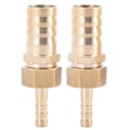 Pikkukuva 1 / 5: Messinkiliitin letkun nippa supistusliitin (2 kpl, 6 mm - 16 mm)