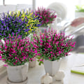 Miniatyrbild 5 av 5: ##/Buntar Utomhus Konstgjorda Lavendel Falska Blommor UV-Resistenta Shr##/
