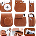 Miniatyrbillede 2 af 5: Instant Kamera Taske til Instax Mini 8 Mini 9 Mini 11 Kamera Trav