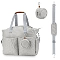 Miniatyrbillede 1 af 6: ##/Lysegrå babytaske brystpumpe taske##/