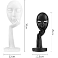 Miniatyrbilde 1 av 5: Harpiks Stillhet er gull mennesker statuer skulpturer, kreativ Craf