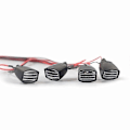 Miniatyrbillede 1 af 5: RC Tagbagage LED Lysbjælke Kit Lampe til 1/10 Crawler Bil Traxxas Trx-4 TRX4 Axial SCX10 RC4WD D90