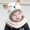 Miniatyrbild 1 av 4: Barnens vinterbeanie, Toddler Beanie Set med 1 stycke Beanie
