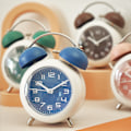 Miniatyrbild 2 av 6: ##/Analog väckarklocka utan tickande, batteridriven för sovrummet##/