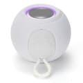 Bluetooth Trådlös Högtalare Mini Portabel Tyg Uppladdningsbar Högtalare för Hem Sovsal Fest Vit