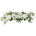 Miniatyrbild 2 av 5: ##/65 cm bröllopsbåge blommor, vit##/