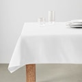 Miniatyrbillede 5 af 5: Glansende ensfarvet rektangulær dug (Hvid 145cmX220cm), Wa