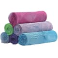 6-pack kylhanddukar, mikrofiberhanddukar för gym, jogging, yoga, sommarsporter