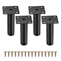 Miniatyrbild 1 av 6: ##/Möbelfötter set om 4 justerbara soffafötter höjd: 100 mm##/