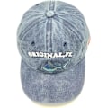 Miniatyrbild 4 av 5: Shark Broderad Bomullskeps med Tvättad Distressed Dad Hat