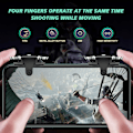 Miniatyrbild 1 av 5: 1 Par PUBG Mobile Spelkontroll Trigger, Mobiltelefonkontroll