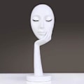 Miniatyrbilde 2 av 5: Harpiks Stillhet er gull mennesker statuer skulpturer, kreativ Craf