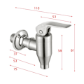 Miniatyrbillede 1 af 4: Rustfrit Stål Vandhane Vinfade Vandhane Vanddispenser Udskiftning