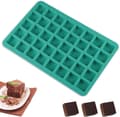 Silikonformar för choklad, 40 kvadratiska hålrum och brownie för hemmet