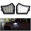 Miniatyrbillede 3 af 5: 2 stk. LED under sidespejlslys Puddle til C30 C70 S40 S60 S80 V40 V50 V60 V70 XC70 XC90 31217838