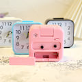 Miniatyrbild 2 av 5: ##/Rosa Tyst Alarmklocka, Tickfri Batteridriven Sängbordsklocka##/