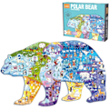 Miniatyrbild 1 av 3: ##/Barnpussel 128 delar (Isbjörn)##/