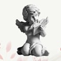 Miniatyrbillede 4 af 5: Harpiks Engel Figur Engel Statue Skrivebords Dekoration Ornament til Kontor