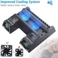 Miniatyrbilde 5 av 5: PS4 Stativ med PS4 Kjøleventilator for Playstation 4/PS4 Slim