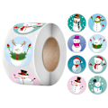 Pikkukuva 1 / 4: Joulu Tarrat Kiitos Tarra Tiiviste Tarra Scrapbooking Joulu Koriste Tarra Kirjatarvikkeet Paperqy705-500kpl