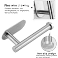 Miniatyrbillede 3 af 5: Toiletpapirholder, Rustfrit Stål Selvklæbende Toiletpapirholder