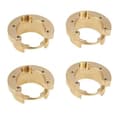 4 ST/Set Mässing Motvikt Balans Vikt Tillbehör för 1/10 RC Rock Crawler Traxxas TRX-4 Axel 4st