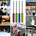 Miniatyrbild 3 av 5: ##/4 st Teleskopiska Flaggstänger 1,2m Rostfritt Stål Bärbar Utbyggbar Flaggstång Flaggstång för Klassrum Turguide Flaggbanner##/