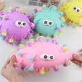 Miniatyrbillede 5 af 5: 1 stk. Farve Tilfældig Stressbold - Holdbart Sensorisk Fidget Legetøj til ADHD & Autisme 5 tommer/6 tommer/8 tommer 8INCH COLOR RANDOM