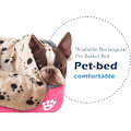 Miniatyrbillede 2 af 5: ##/(Pink)Powerking Hundekøje Vandafvisende Dyremadras og Sovepude til Katte og Små Hundehvalpe Blød og Vaskbar##/