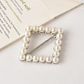 Miniatyrbild 4 av 5: ##/4 diamantformade halsduksbucklor i pärl siden##/