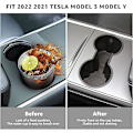 Miniatyrbillede 2 af 5: ##/Passer til Tesla Model Y Model 3 2022 2021 Centerkonsol Kopholder Kun kompatibel med ny konsol##/