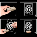 Miniatyrbilde 3 av 5: ##/(1-10) 10 Nummererte Rektangulære Akryl Middagstallerkener med Baser,##/