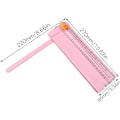 Miniatyrbillede 5 af 5: ##/Mini A4 papirklipper, pink, med sikkerhed, til standard papirklipning,##/