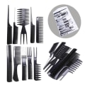 Miniatyrbillede 5 af 5: 2 stk. 10 Anti-statisk Sort Plastikkam til Salon Hårstyling