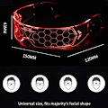 Miniatyrbilde 5 av 5: Cyberpunk LED-briller med lys, Futuristiske LED-visirbriller Elec