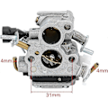 Miniatyrbild 2 av 5: 506450501 Förgasare för Husqvarna 435 440 435E 440E 135 135E 140 140E Jonsared CS410 CS2240 CS2240S Motorsågsdelar Zama C1T-EL41