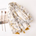 Miniatyrbillede 3 af 4: Dames Pudder Sjal Shawl Viskose Sjal Stole Halsklæde