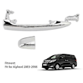 Miniatyrbilde 4 av 5: Ytre håndtak for bakre skyvedør, krom, venstre høyre, passer for Alphard 2003-2008