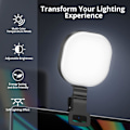 Miniatyrbilde 3 av 6: ##/LED Videolys Kamera Lys Mini Selfie Lys Oppladbar Klipslys##/