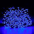 Miniatyrbild 1 av 5: Solenergi-elflyktor med 200 blå LED-lampor (22 meter)