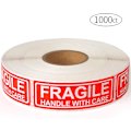 Miniatyrbilde 2 av 4: Fragile - håndter med forsiktighet - Fraktklistremerker - 1&quot; x 3&quot; - 500 etiketter per rull