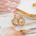 Miniatyrbild 3 av 5: ##/2 halsduksringar i legering med diamant##/