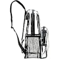 Miniatyrbild 4 av 5: Transparent vattentät ryggsäck/handväska
