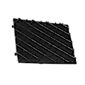 Miniatyrbilde 4 av 5: Svart Nedre Grilldeksel for Frontfanger, Par Venstre Høyre For E60 E61