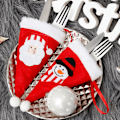 Miniatyrbilde 5 av 5: ##/12 stk julebestikkdekorasjon, nisseluer bestikkpose,##/